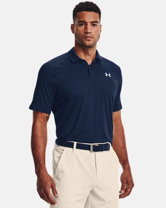Men's UA Iso-Chill Polo in Blue image number 0